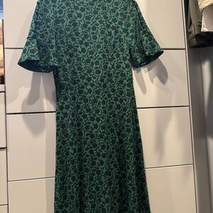 Boden Vine themed midi-dress - Size 8